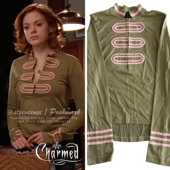 Vintage Y2K Marc Jacobs Long Sleeve Top ASO Paige Matthews Charmed - Picture 1 of 12